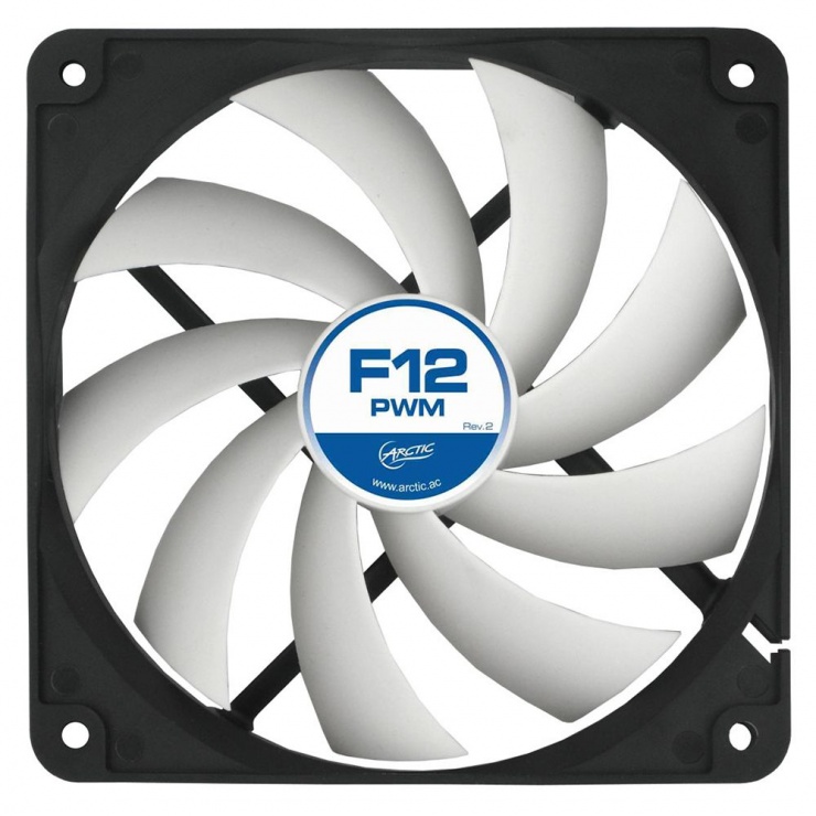 Ventilator pentru carcasa 120mm pwm, arctic f12 pwm